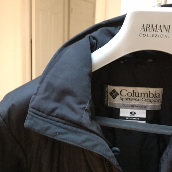 Men's Columbia Interchange Omni-shield Black coat sz M medium - Picture 6 of 11